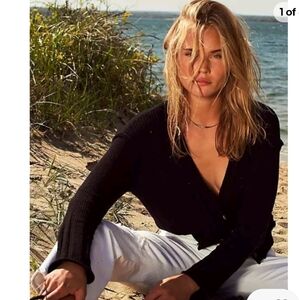 NWT Free People stevie button up XS